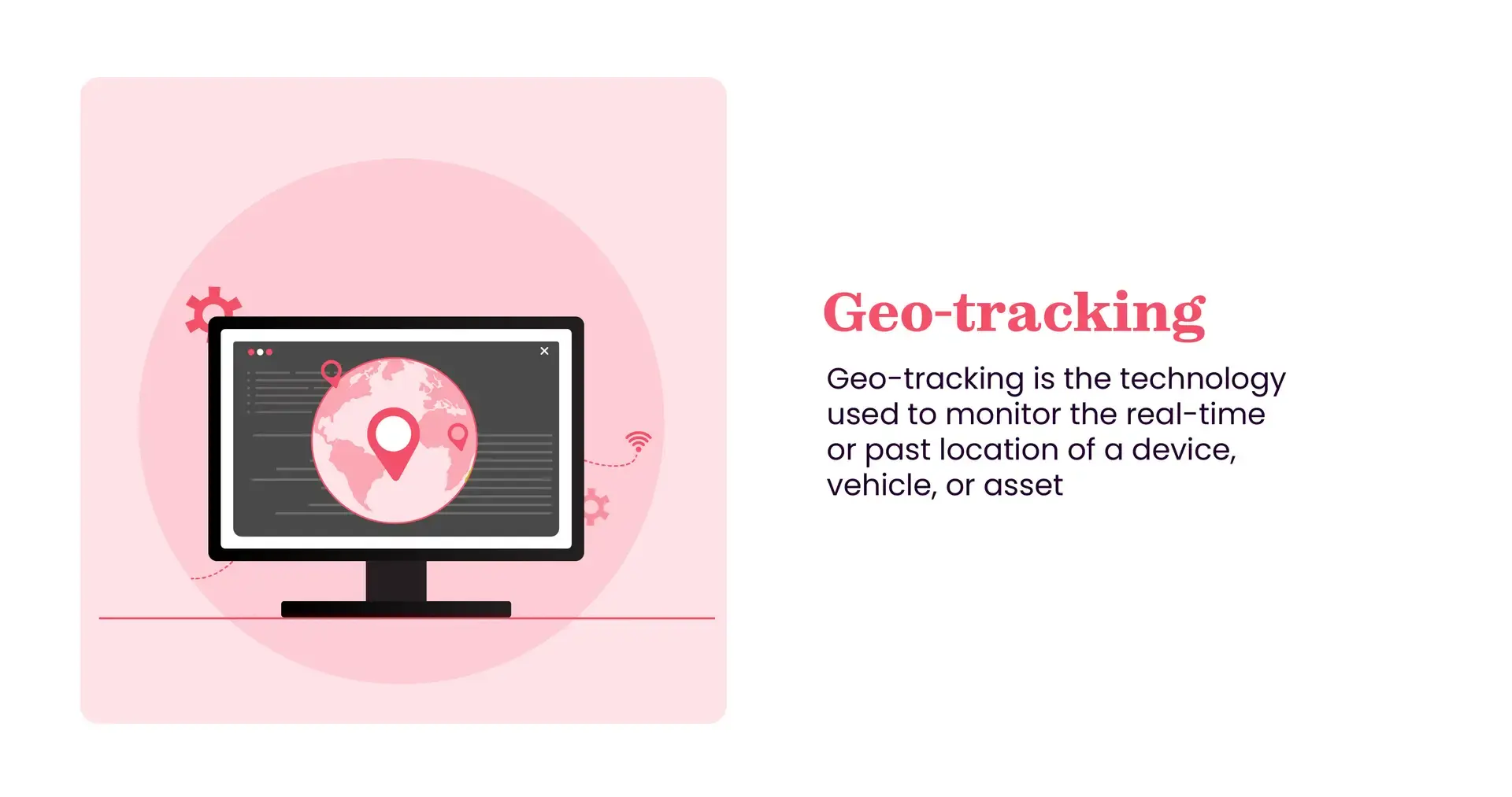 Geo-tracking meaning