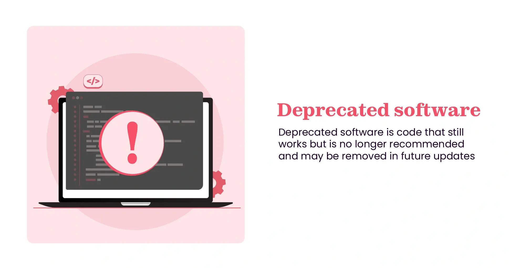 Deprecated software meaning