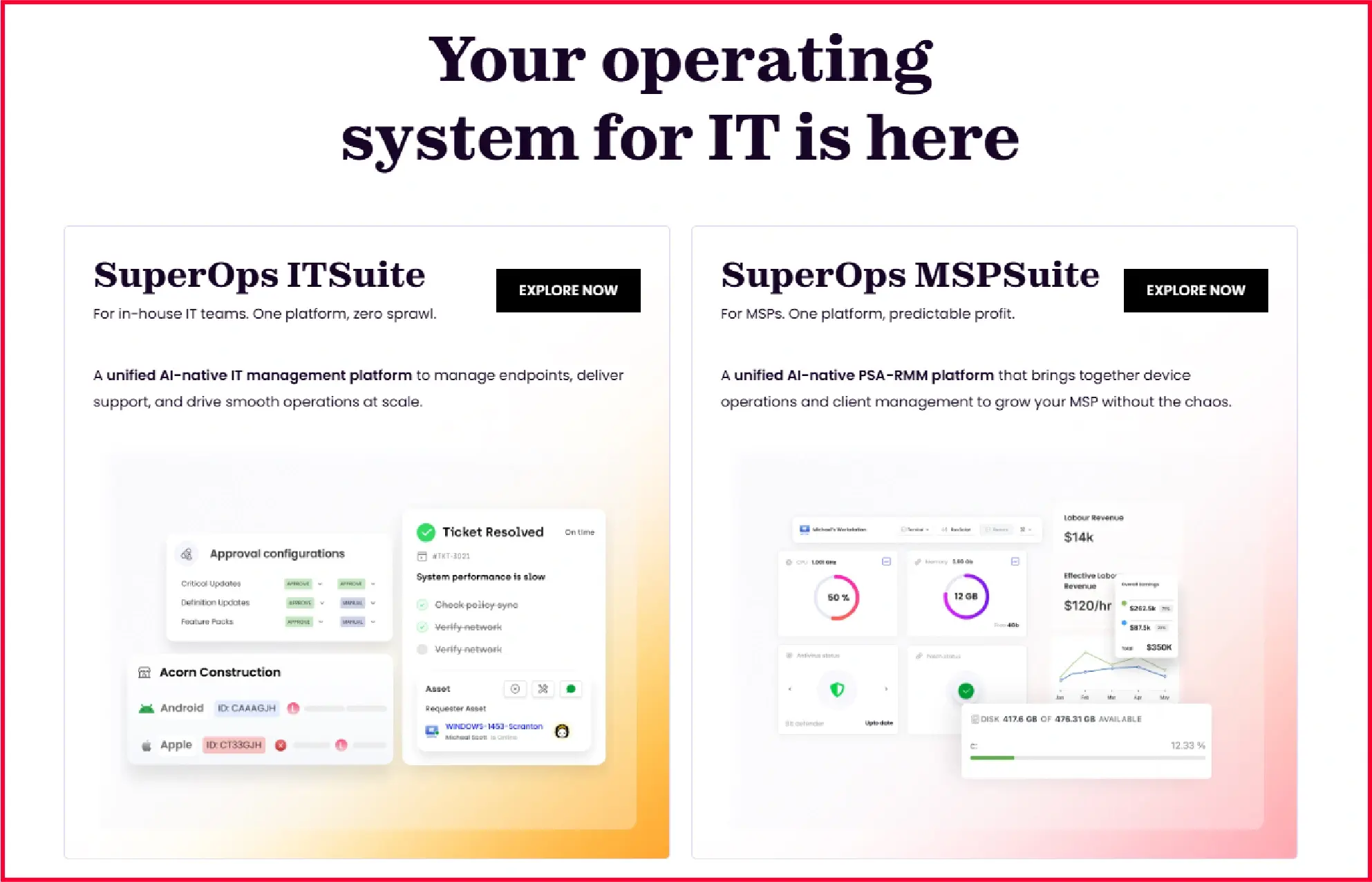 SuperOps is a better alternative to Hexnode pricing plans