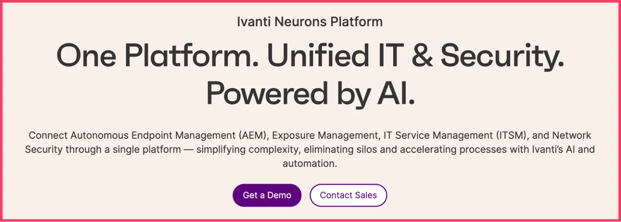 Ivanti Neurona