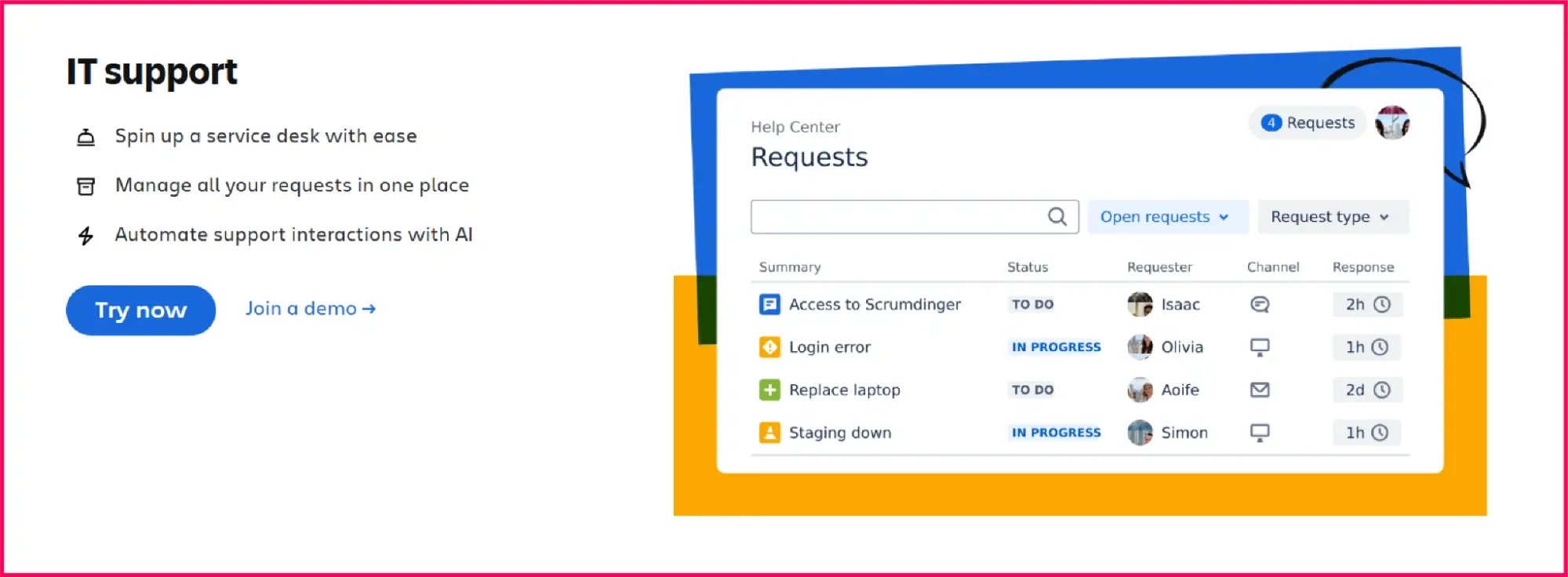 Jira Service Management is a IT ticketing systems