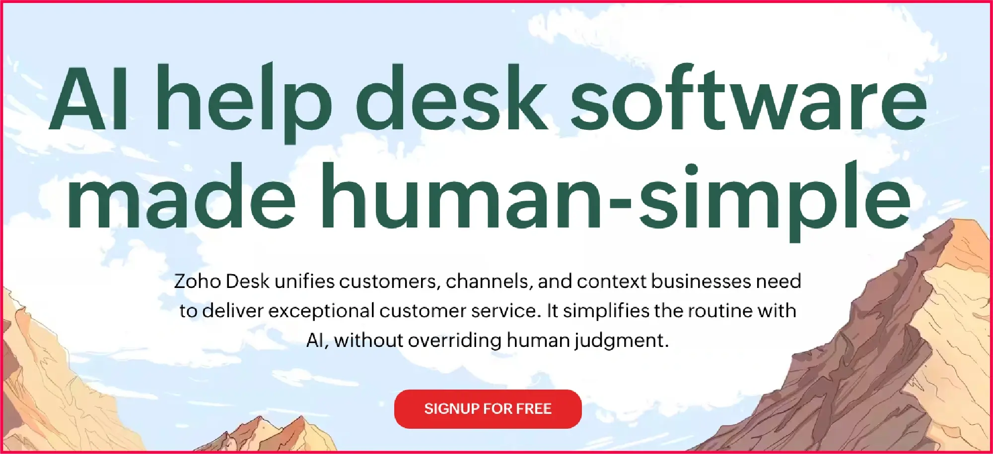 An affordable, ecosystem-friendly help desk for teams already using Zoho.