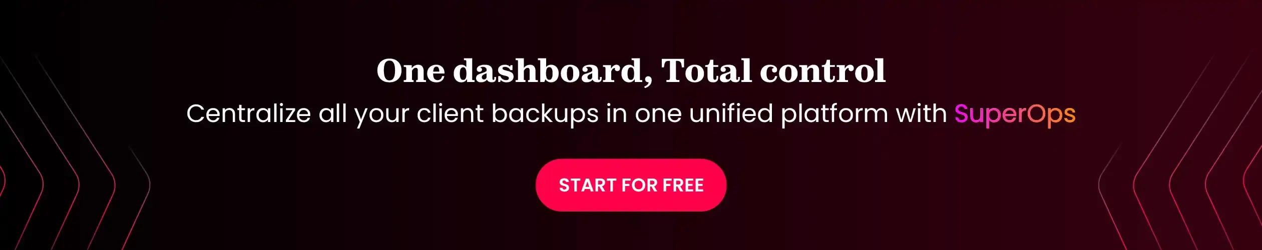 One dashboard total control