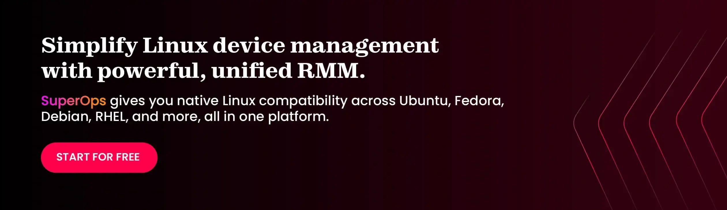 Explore SuperOps RMM for Linux with full compatibility and transparent pricing