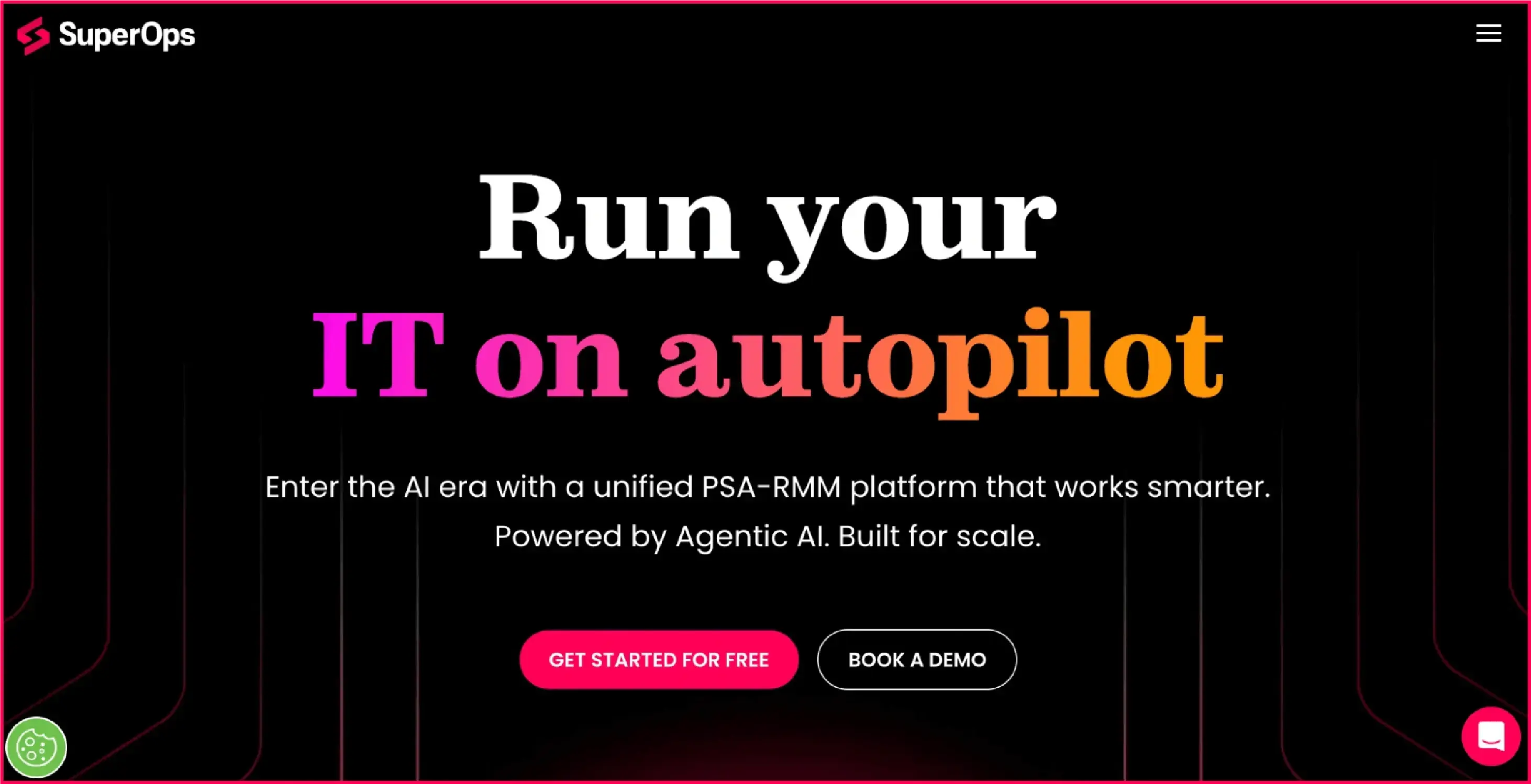 SuperOps website homepage