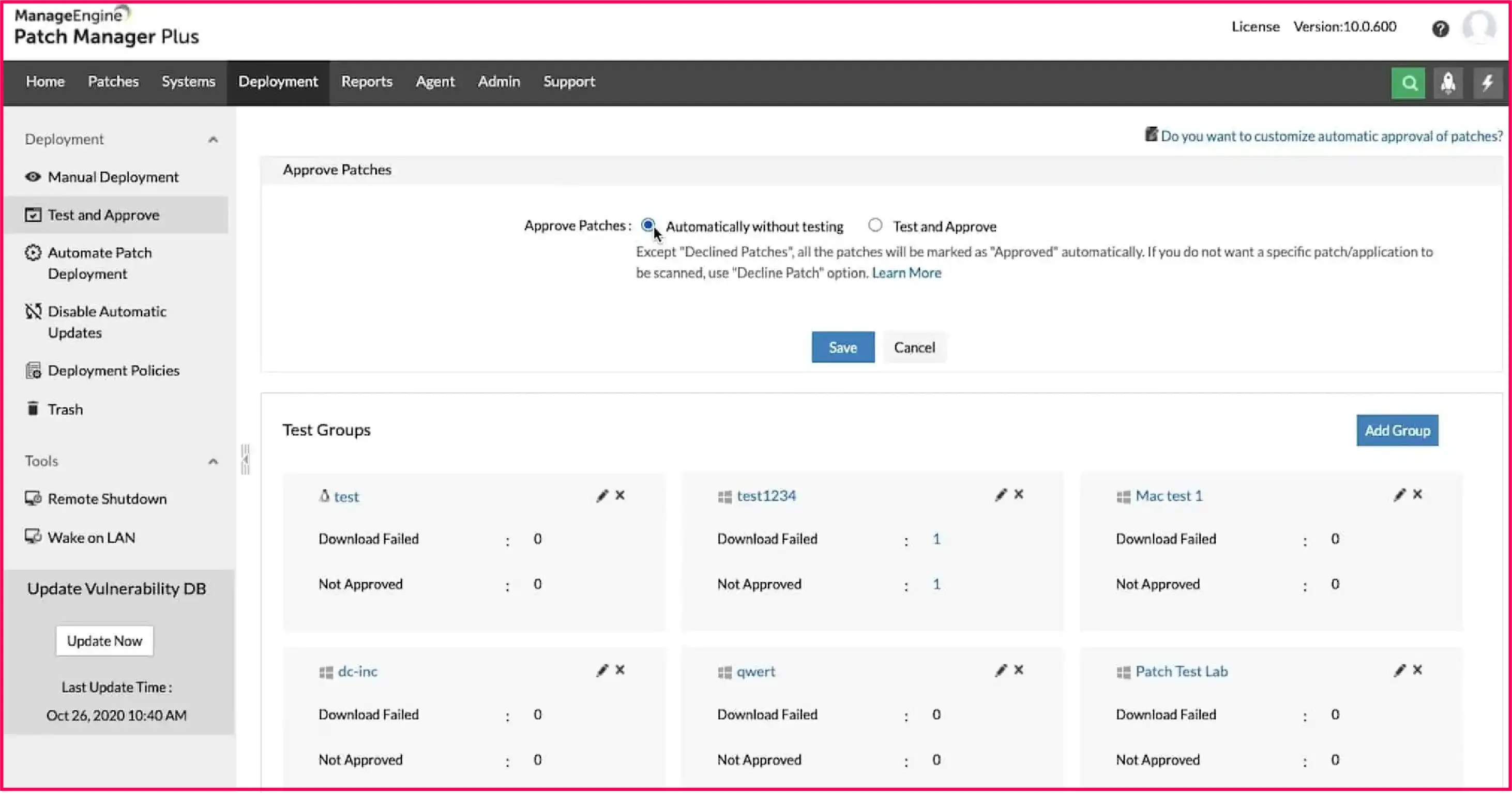 ManageEngine Patch Manager Plus