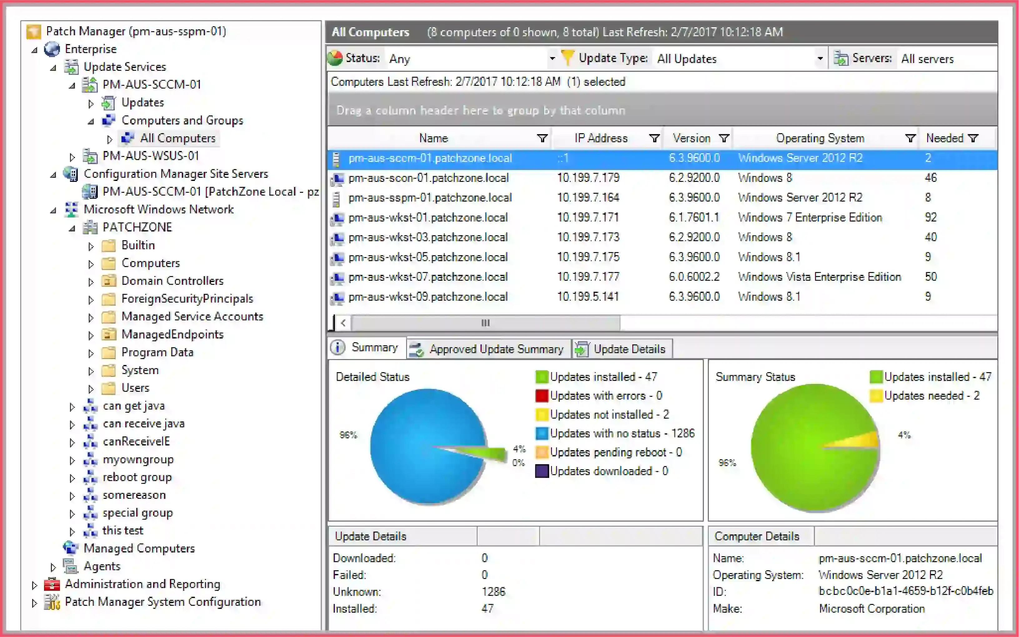 SolarWinds Patch Manager as an Action1 alternative