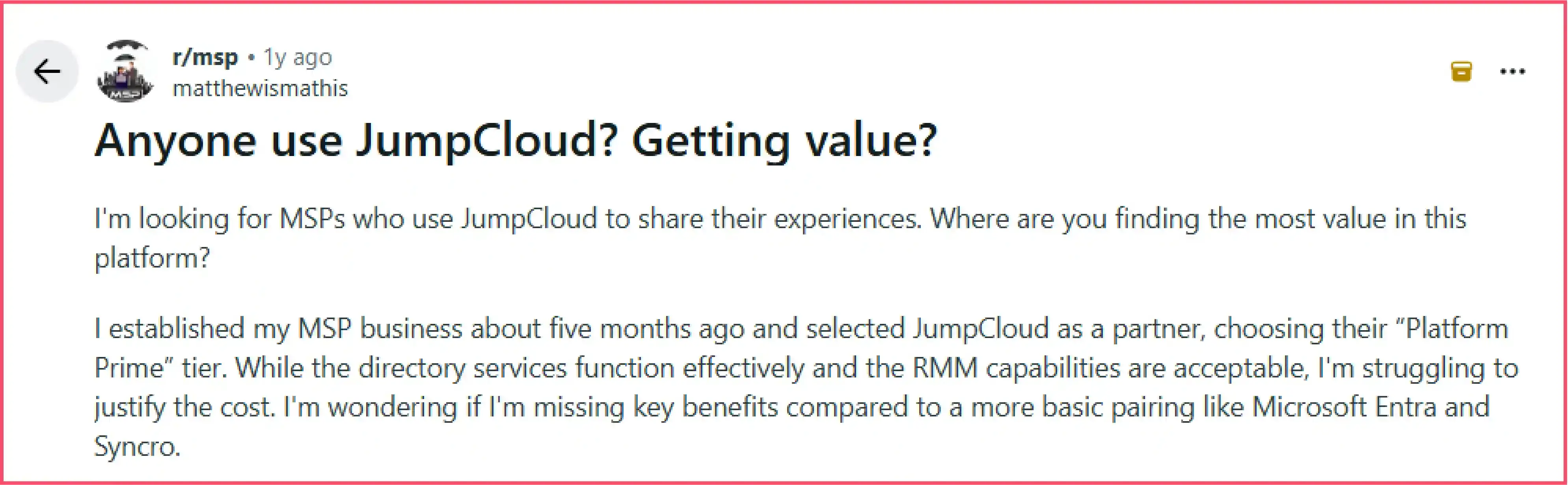 Real use review of JumpCloud pricing vs value