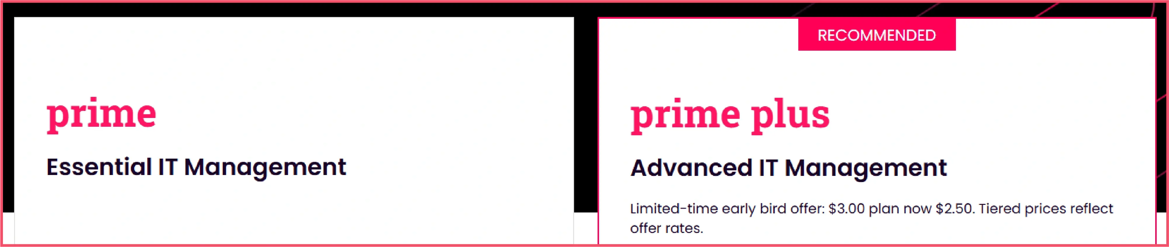 SuperOps pricing plans for internal IT teams