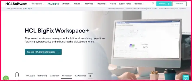 HCL BigFix console
