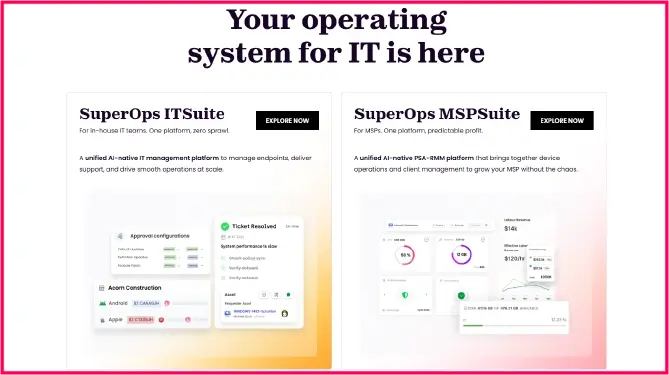SuperOps is the best Scalefusion alternative
