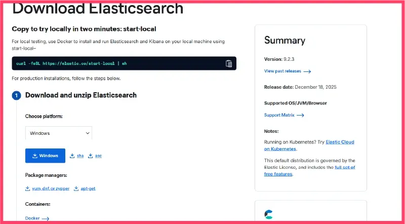 Install Elasticsearch