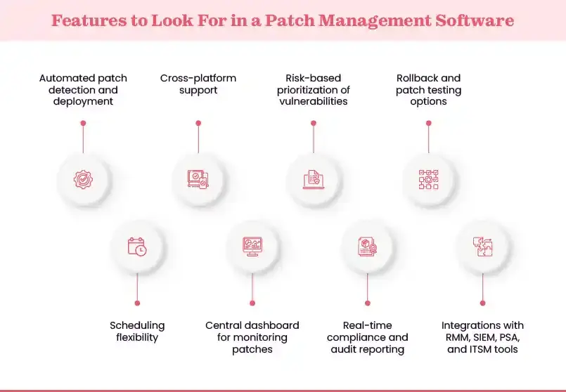Features of patch management software