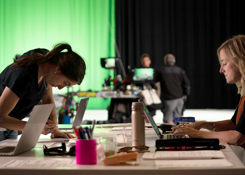 assistant directors working on episodic production scheduling