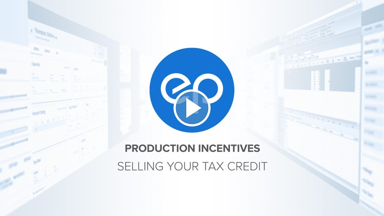 Selling Your Production Incentive Tax Credit Video