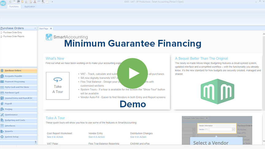 Video explaining Minimum Guarantee Financing