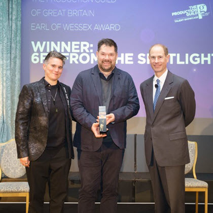 PGGB Award winners Leo Anna Thomas and Matt Longley