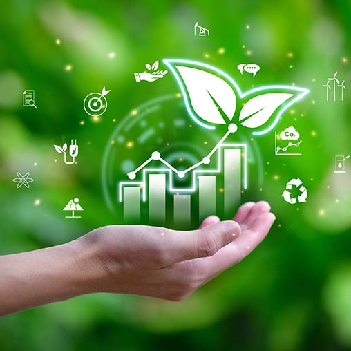 Earth Day graphic going green with SmartAccounting