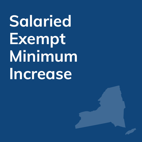 Salaried Exempt Minimum Increase