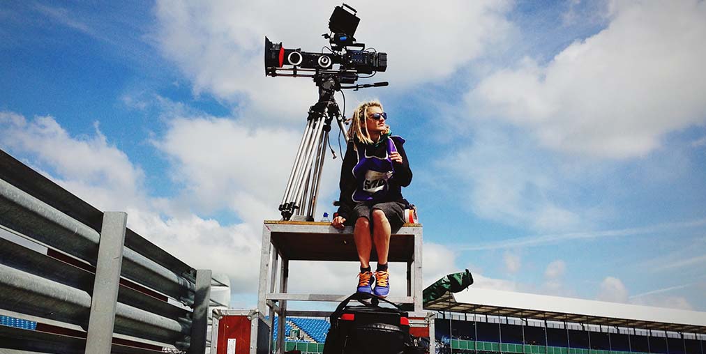 Film and television incentive updates January 2026-female camera operator outdoors