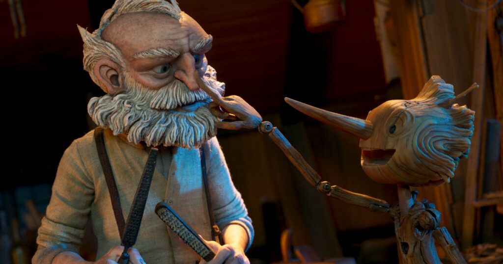 Still from the movie Pinocchio on Netflix