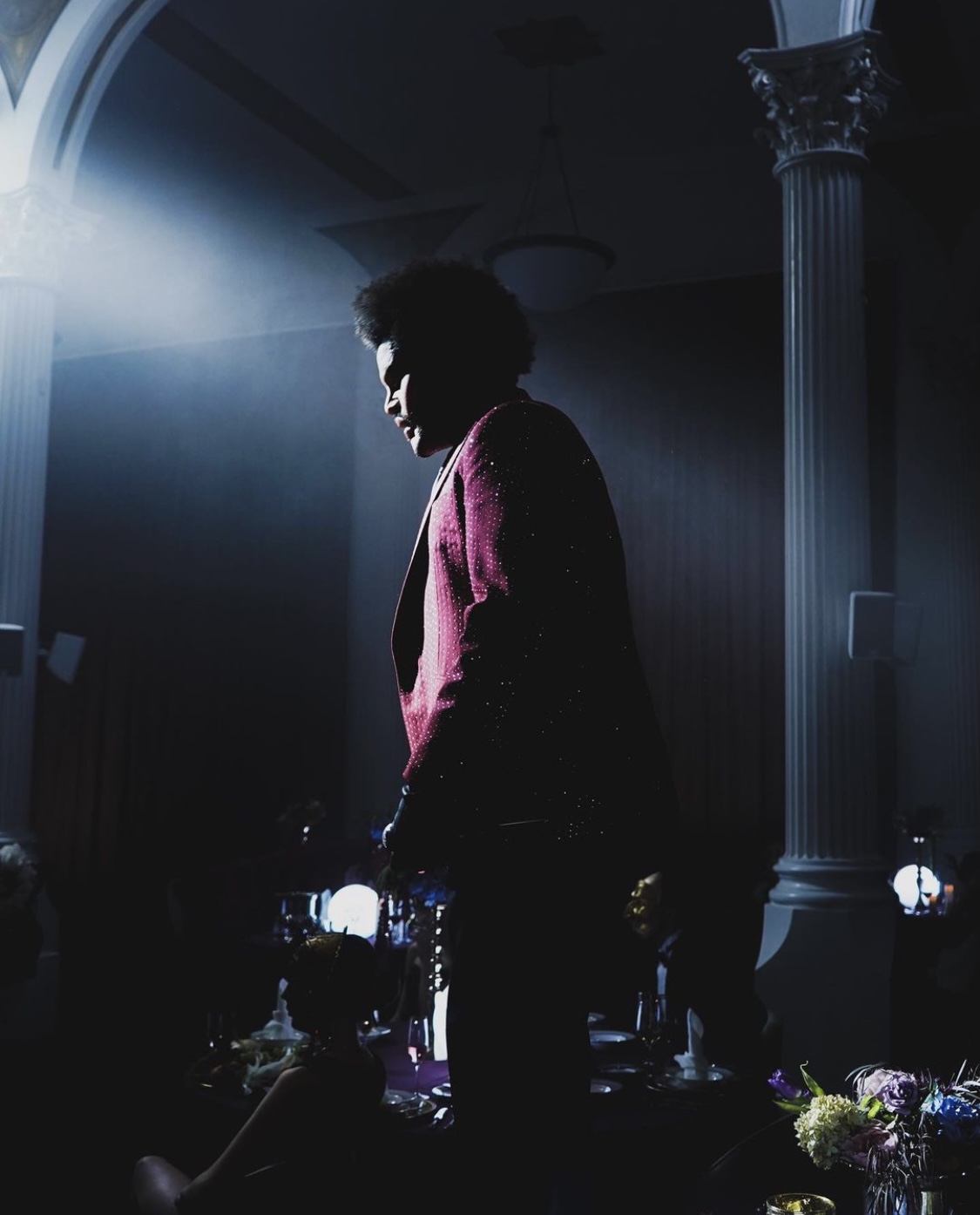 The Weeknd Films Music Video in Vibiana's Main Hall