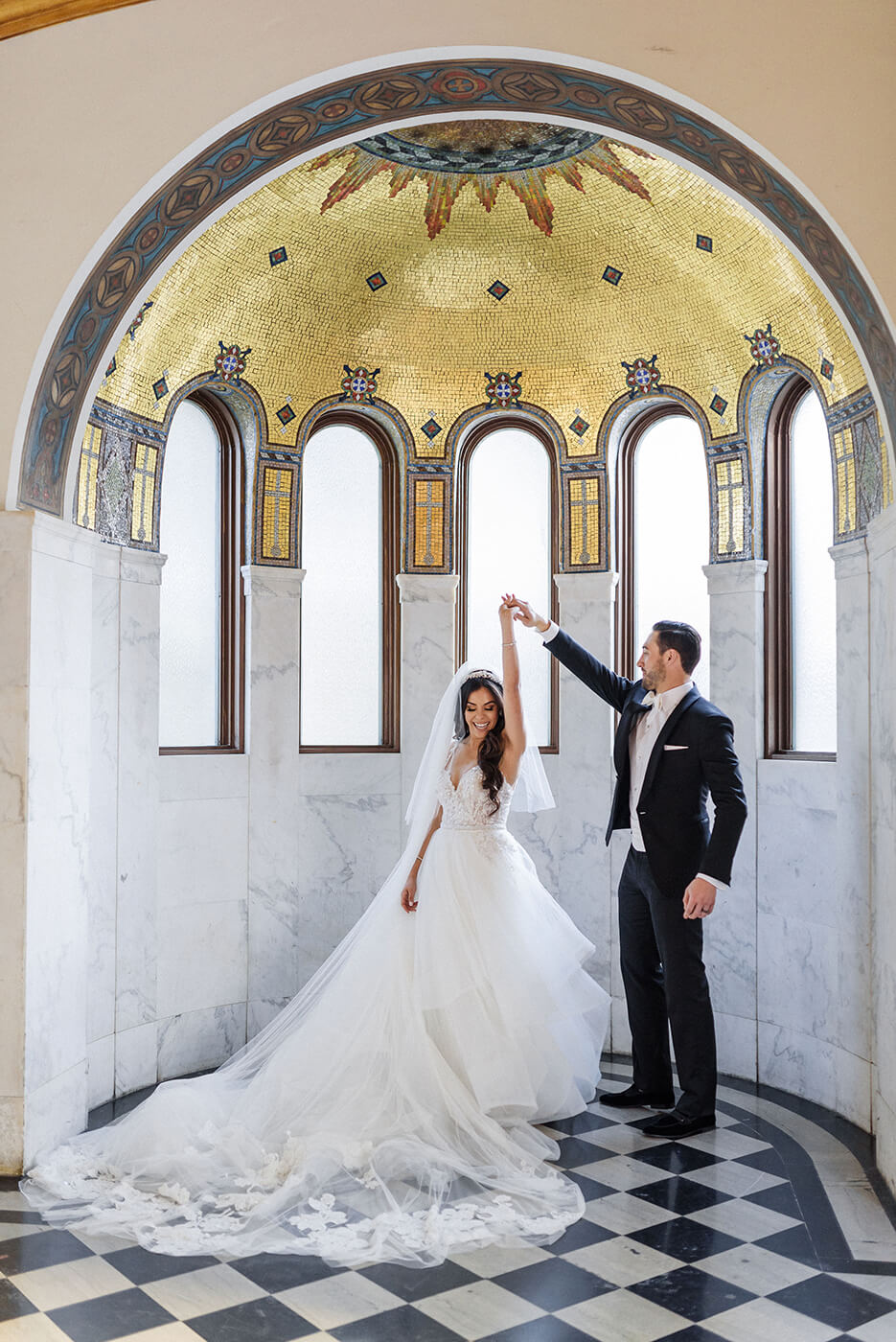 Taylor + Drew’s Winter DTLA Wedding