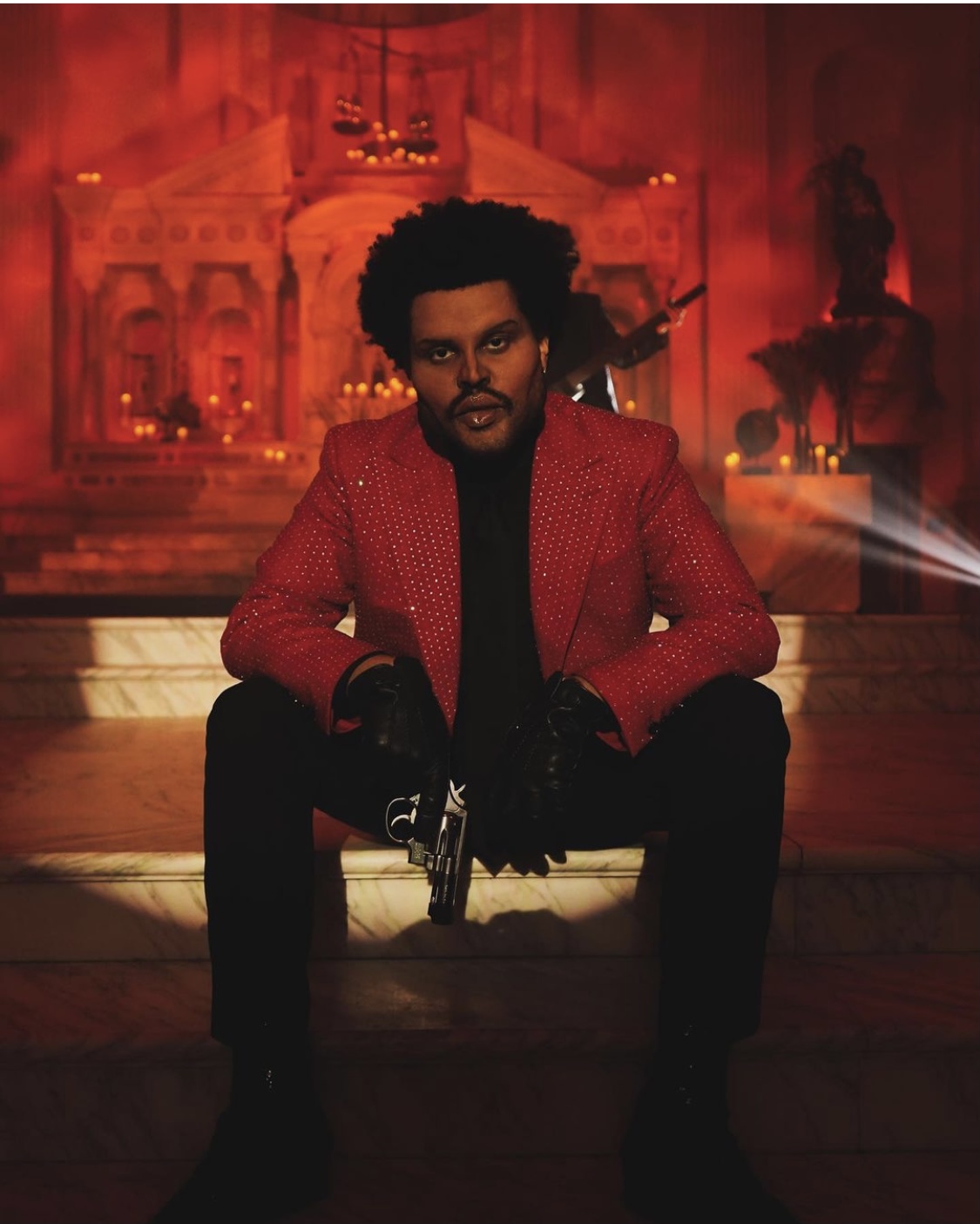 The Weeknd Films Music Video in Vibiana's Main Hall