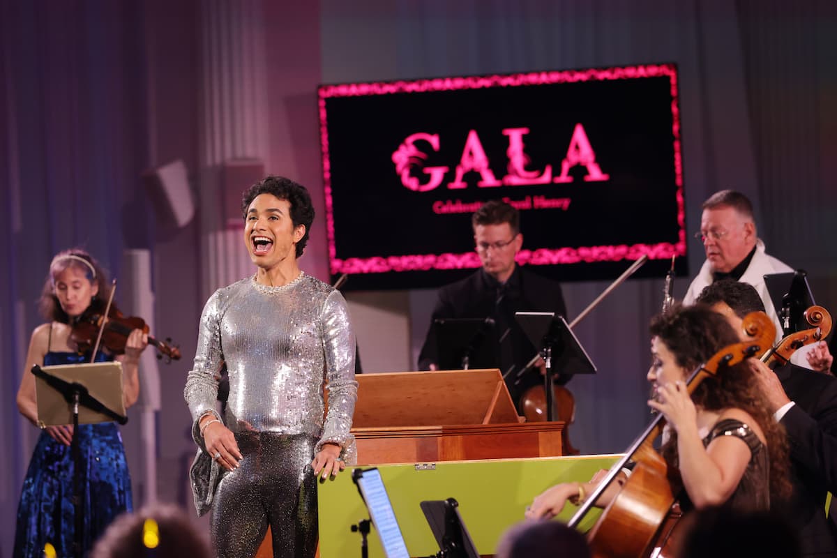 Man singing on stage