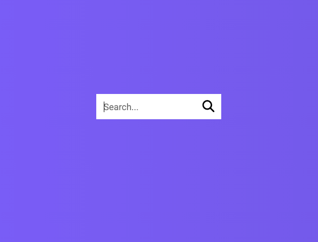 Hidden Search Widget (Vanilla JS)