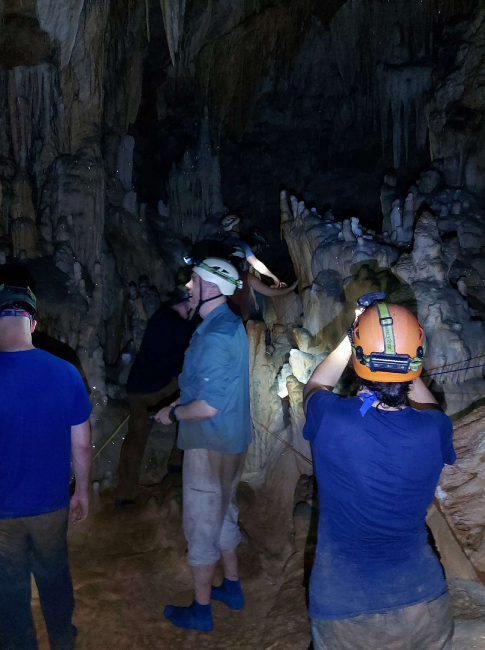 crystal cave in Belize