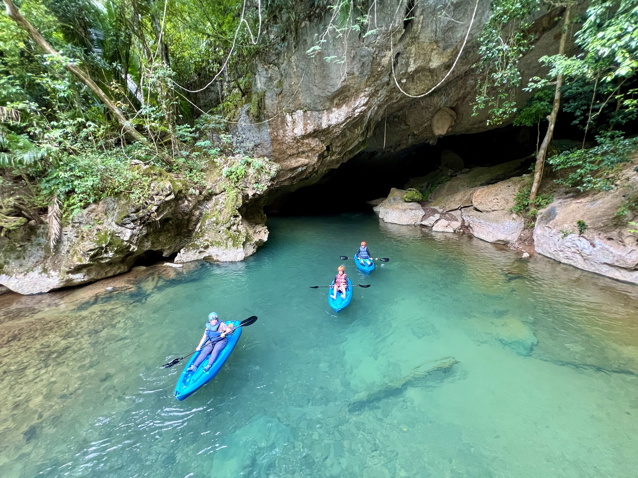 Cave Cayaking in Belize