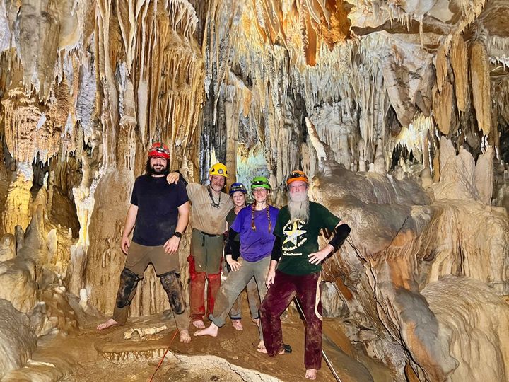 crystal cave in Belize