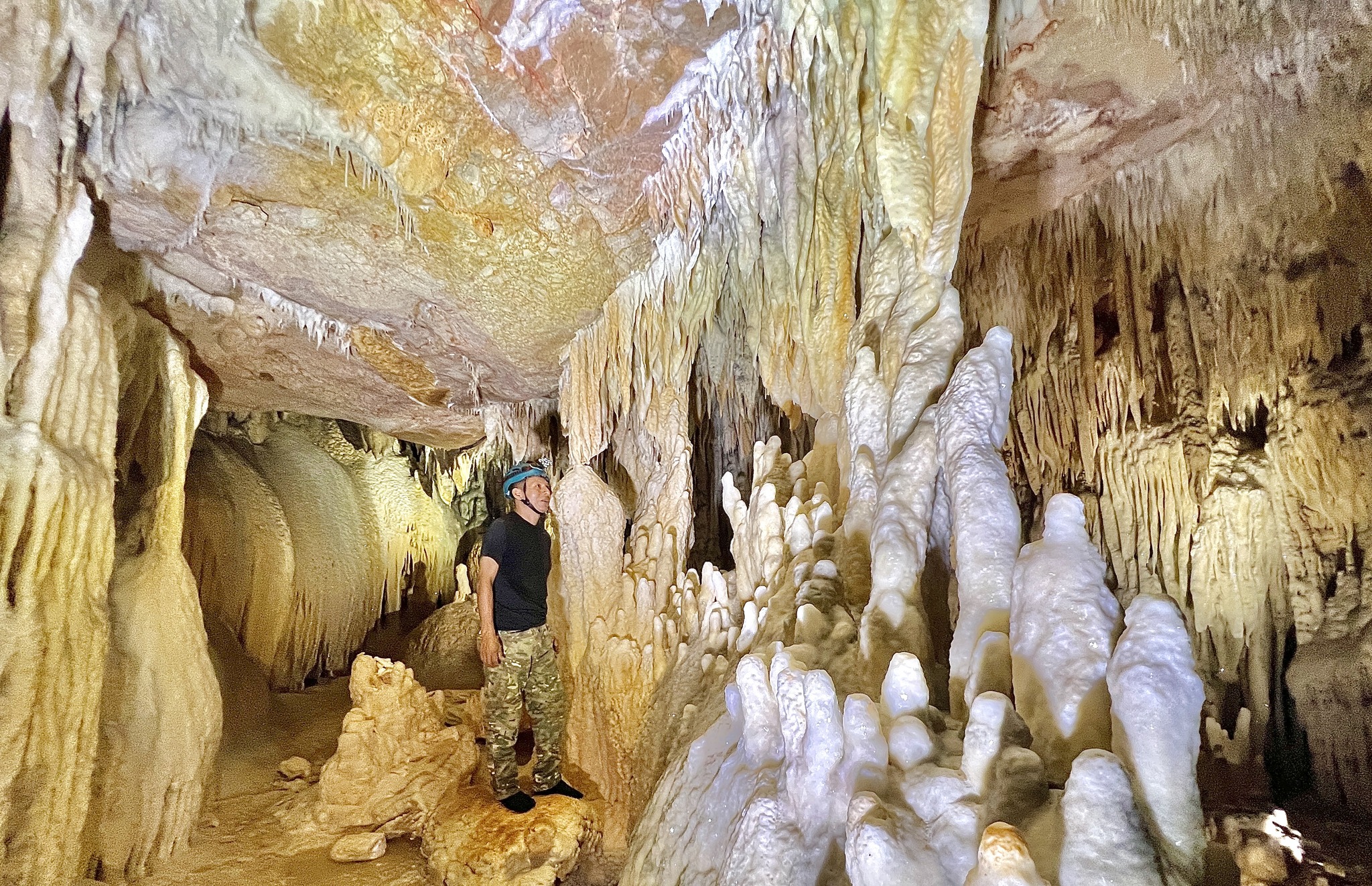 crystal cave in Belize