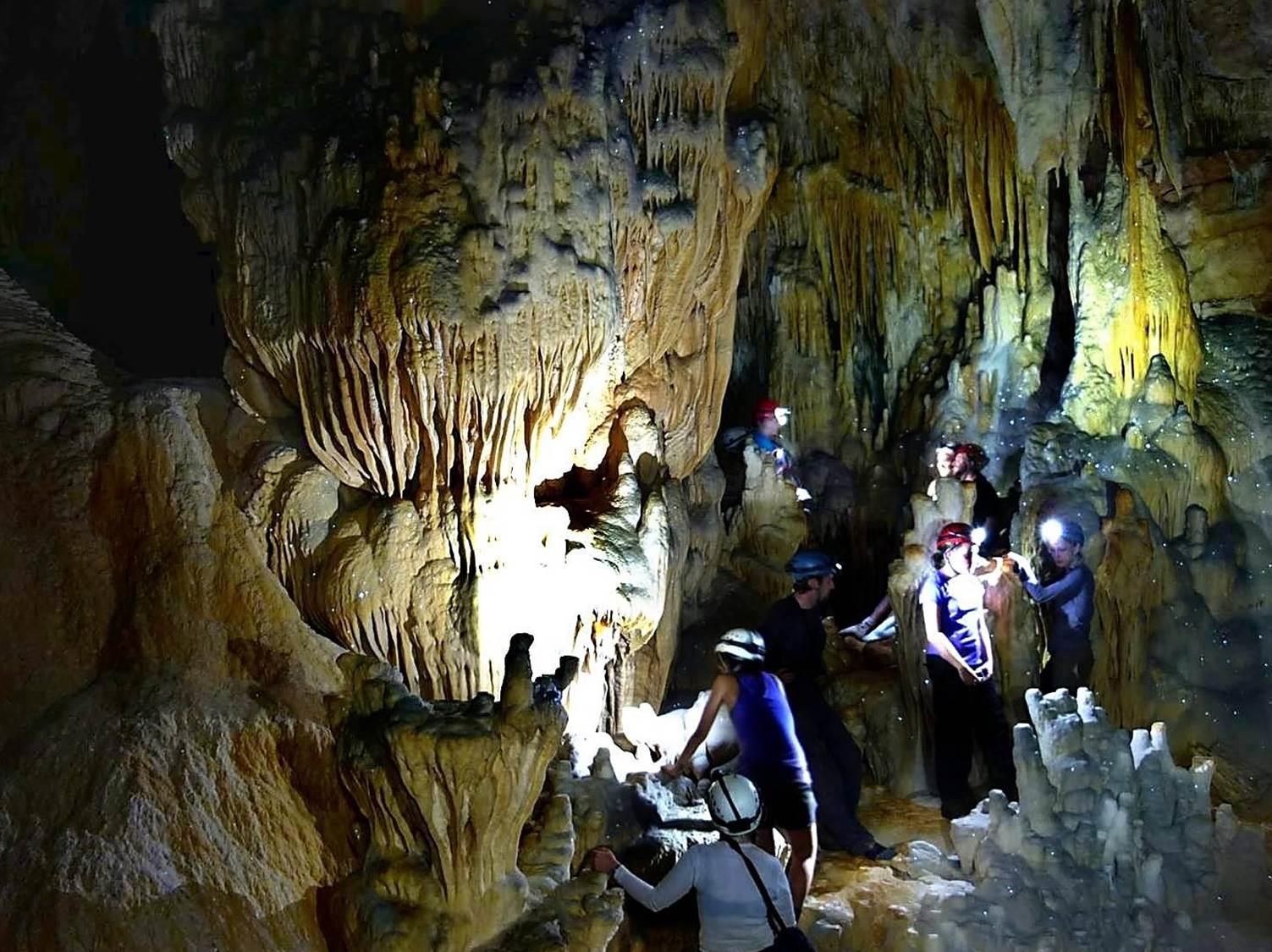 crystal cave in belize