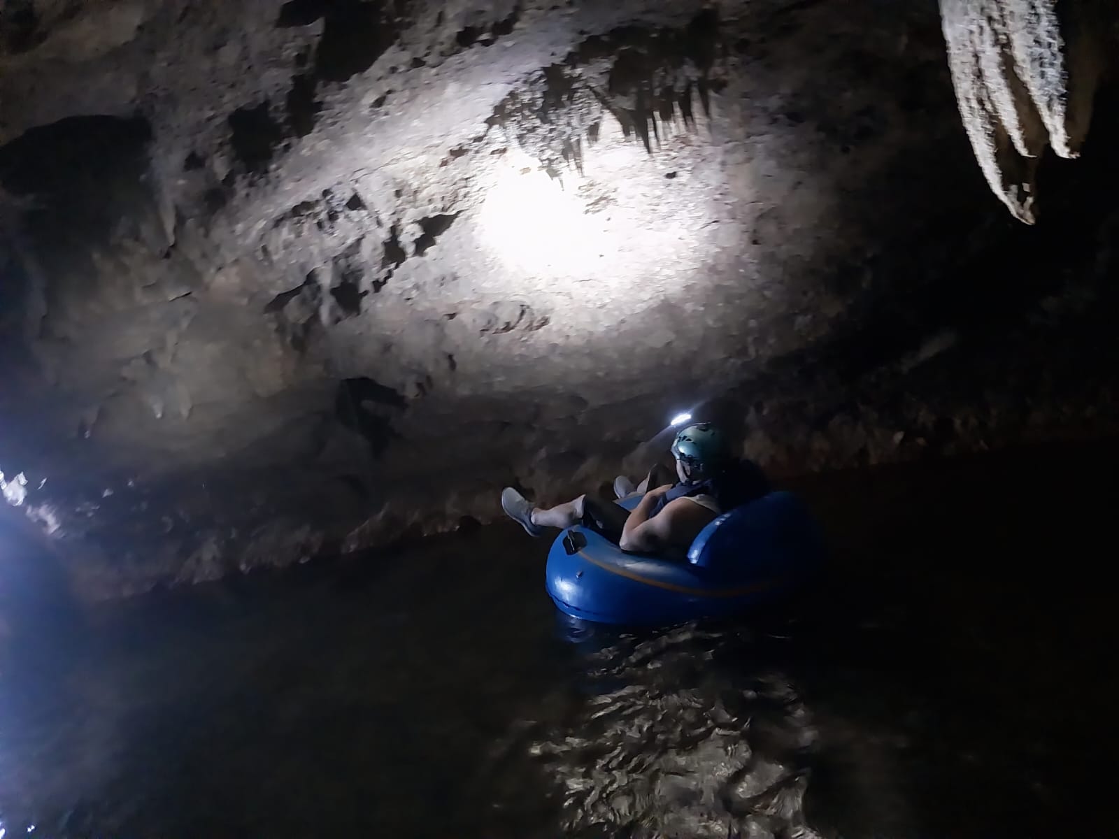 cave tubing in belize