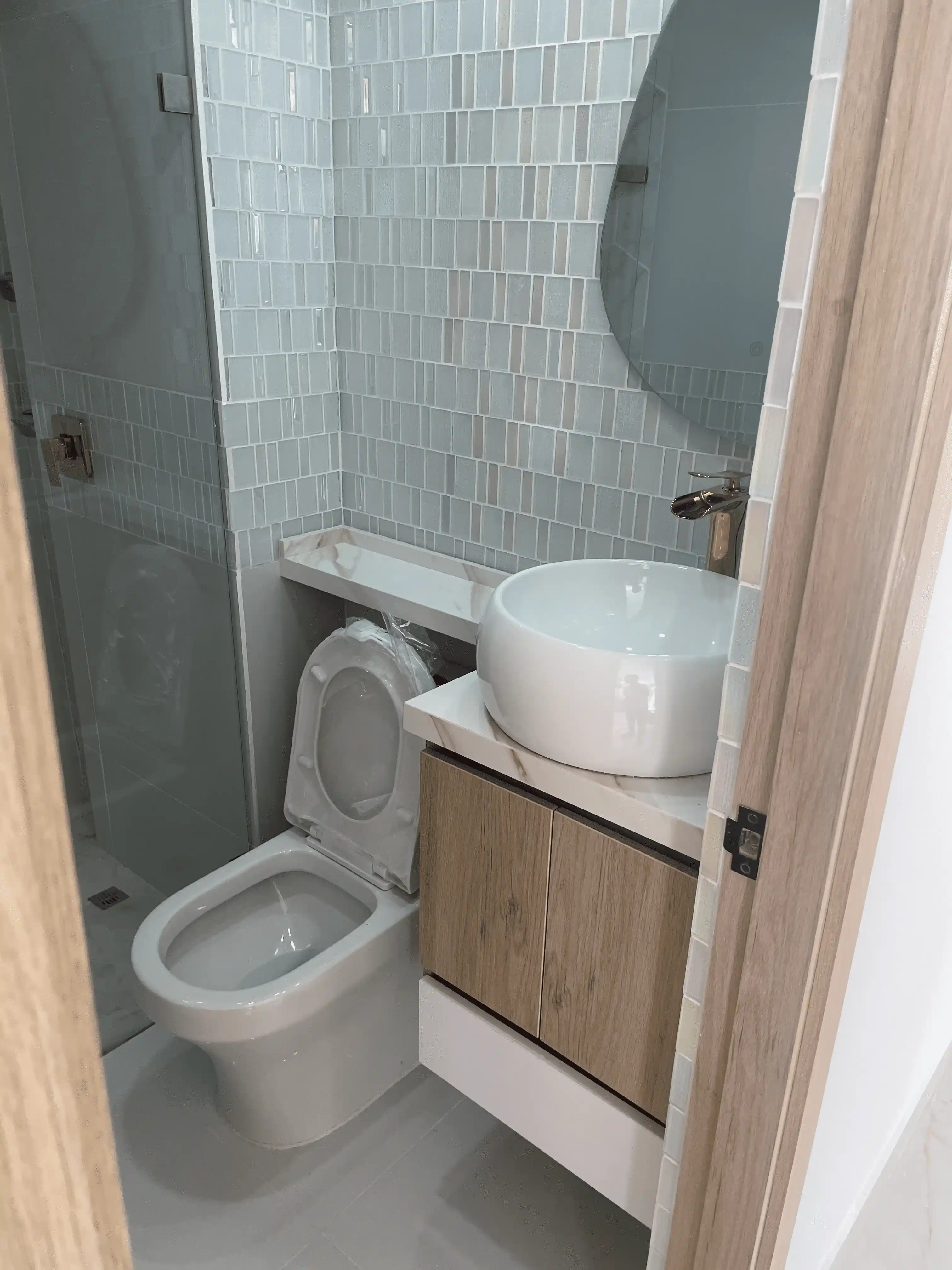 Materialización de cocina con Hygloss blanco 8 - Comfort Design Medellín