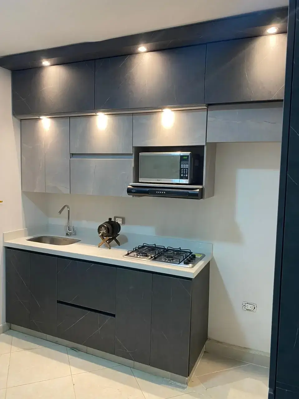 Cocina Lineal Americana con Onix - Imagen 2