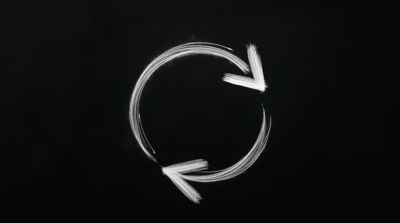 white_draw_arrows_in_a_loop_dark_background_y0o4i2ic7akn1rhnm4rd_1.png