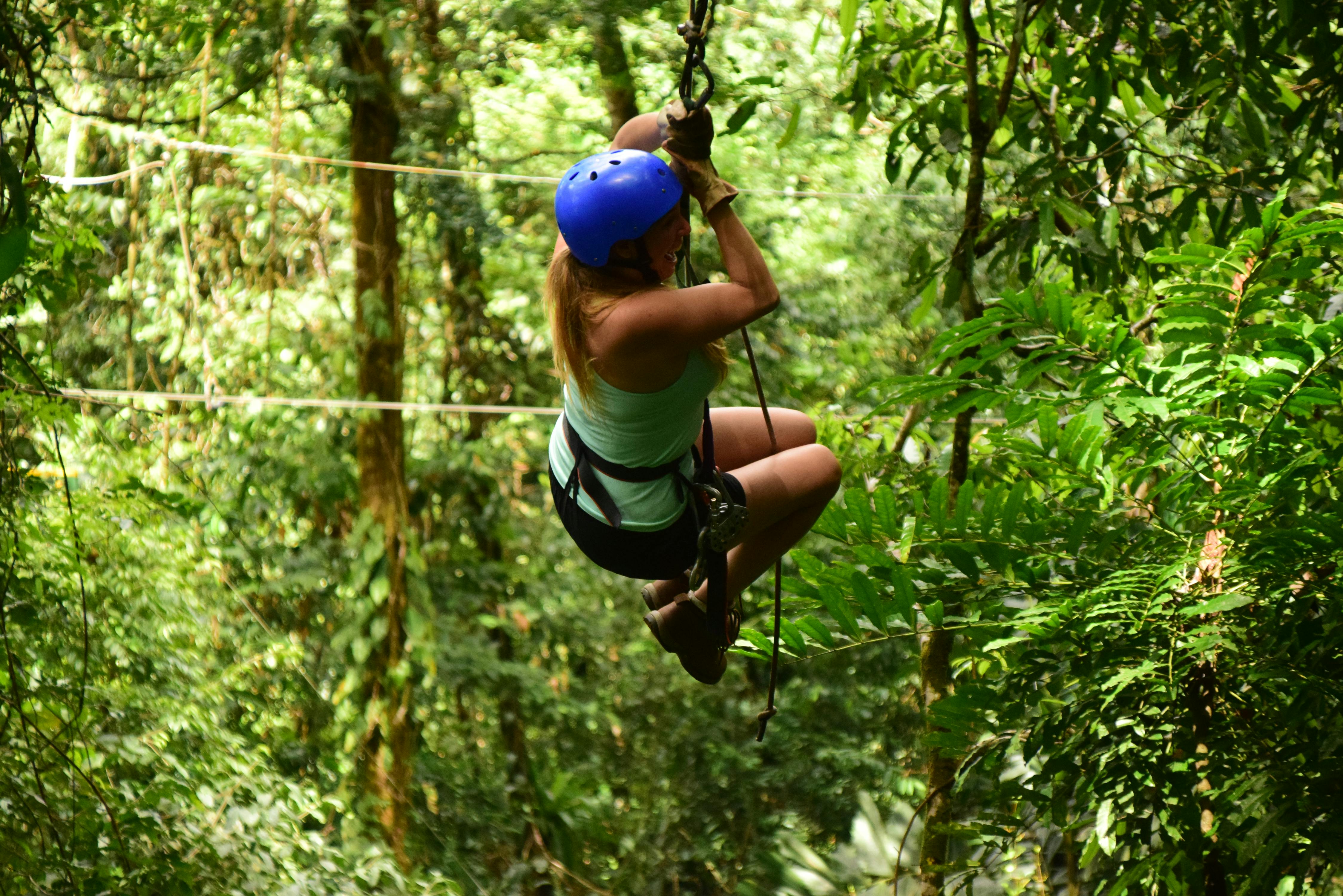 zipline in Jaguar Paw