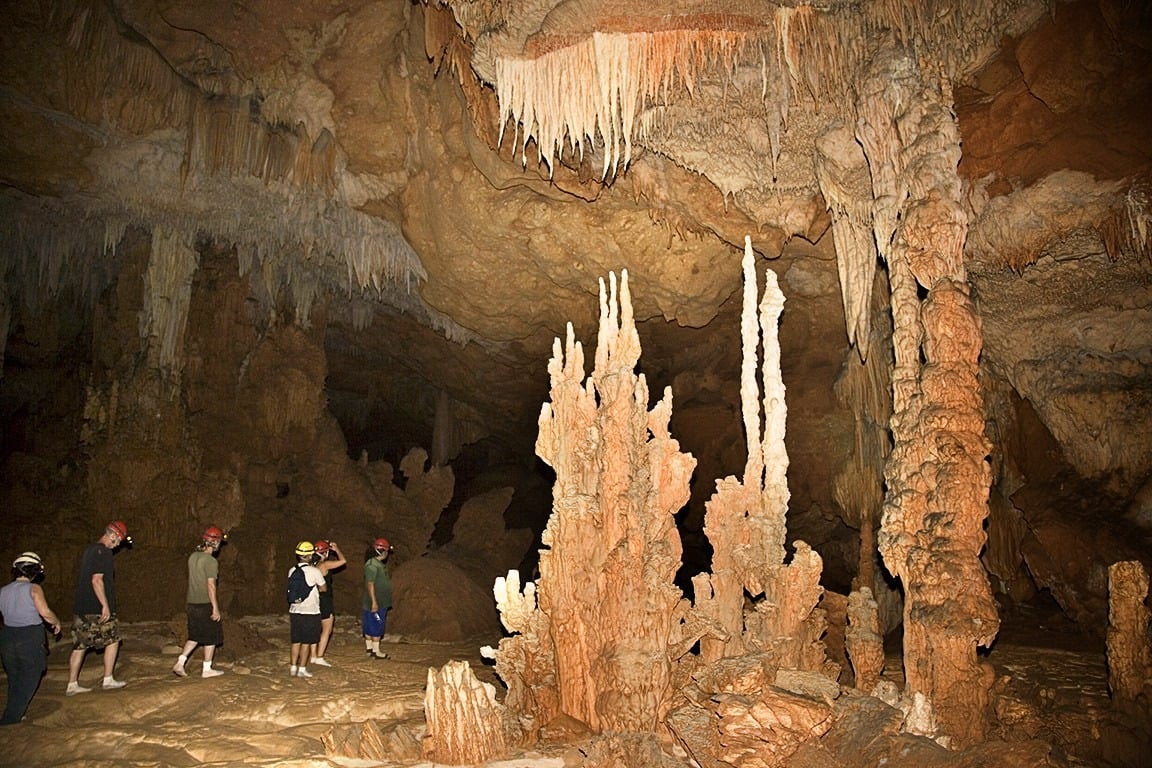 ATM Actun Tunichil Muknal Cave in Belize 