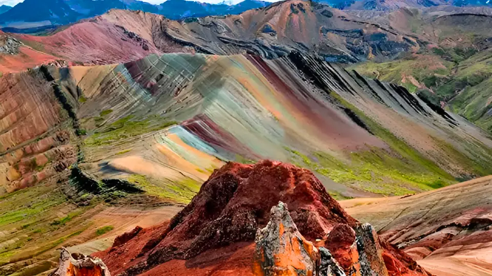 Hike Rainbow Mountain and see the colorful landscapes surrounding Ausangate Mountain on this guided day tour