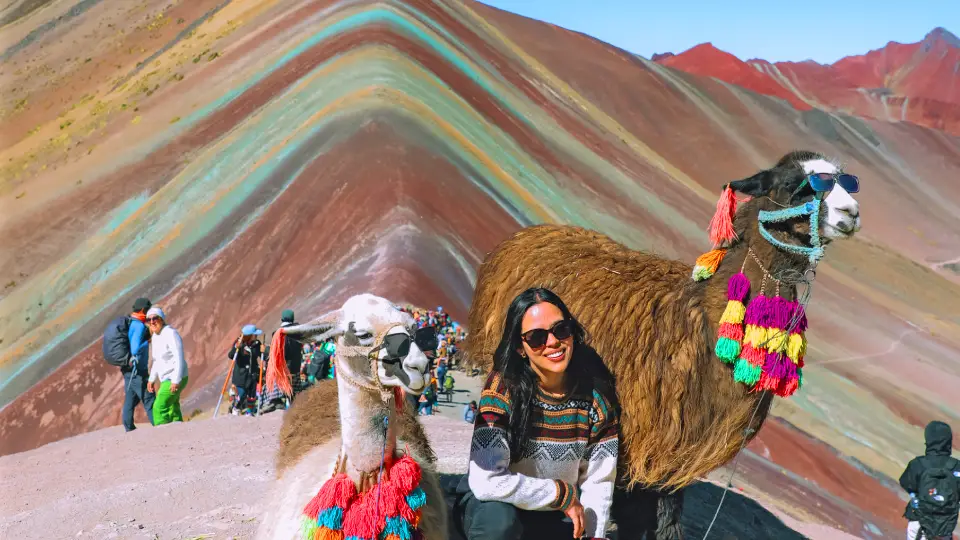 Hike Rainbow Mountain and see the colorful landscapes surrounding Ausangate Mountain on this guided day tour