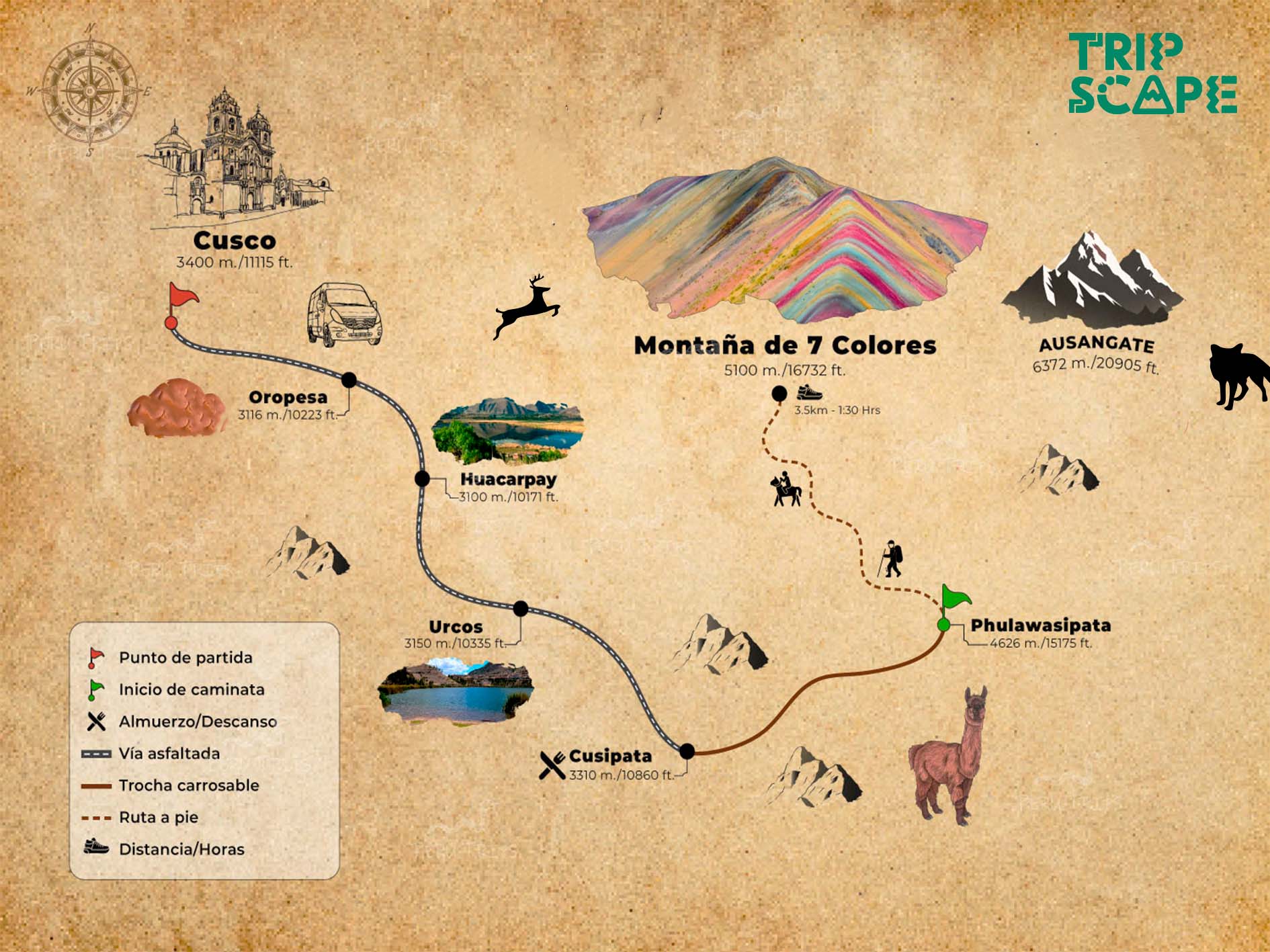 RAINBOW MOUNTAIN + RED VALLEY FULL TOUR