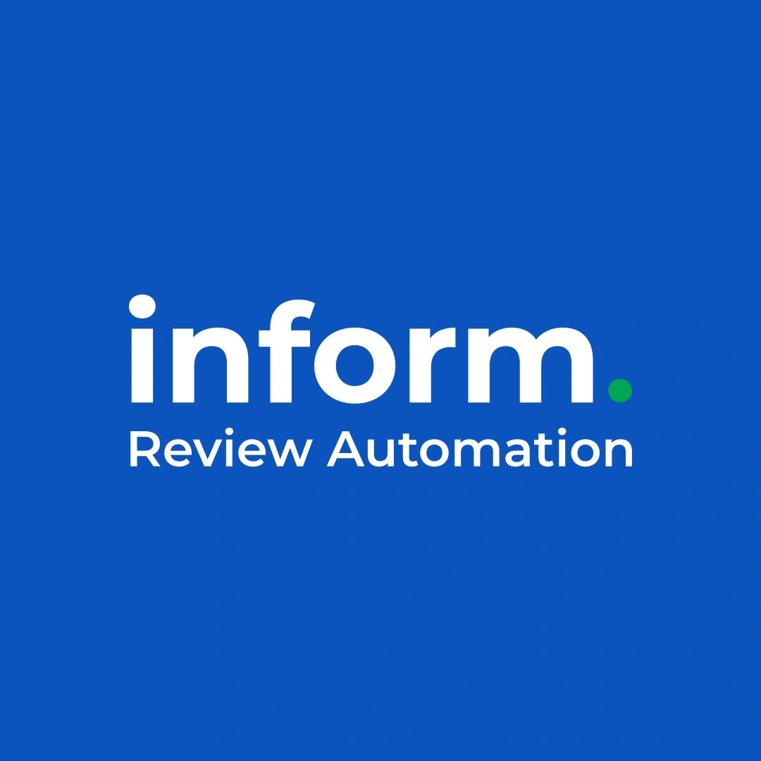 The Inform logo with the tagline Review Automation