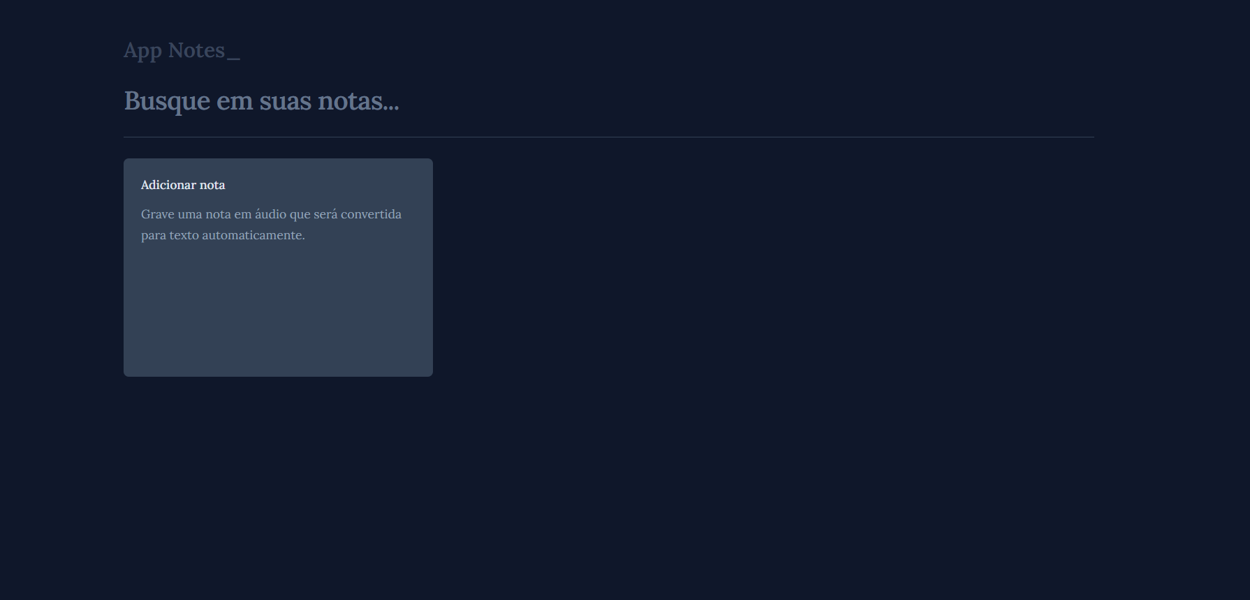 Imagem da sessão Tela Inicial