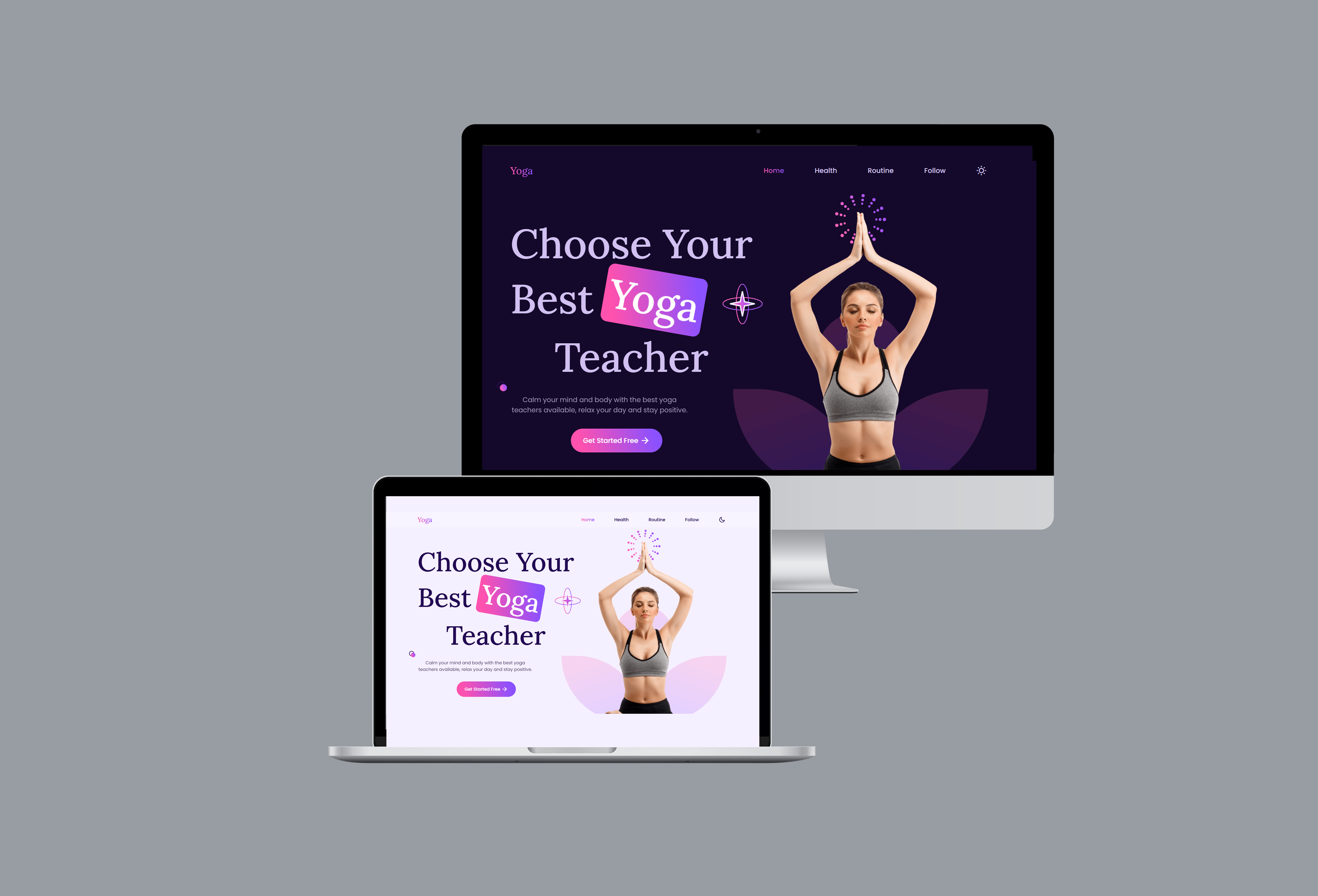 Thumbnail do projeto Yoga Website