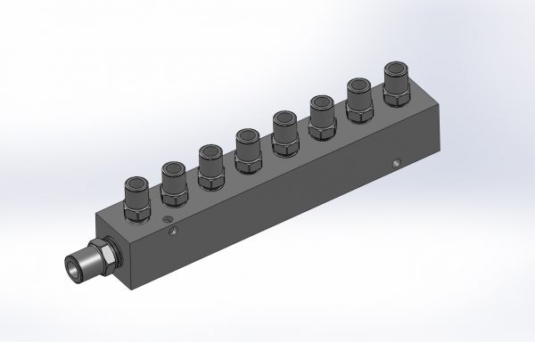 microglue 1x8 Manifold Assembly for Water
