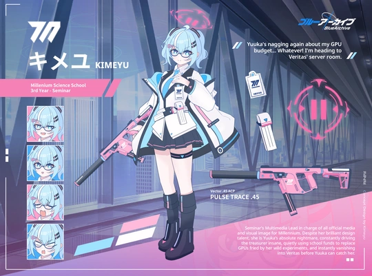 Kimeyu Blue Archive fanmade character
