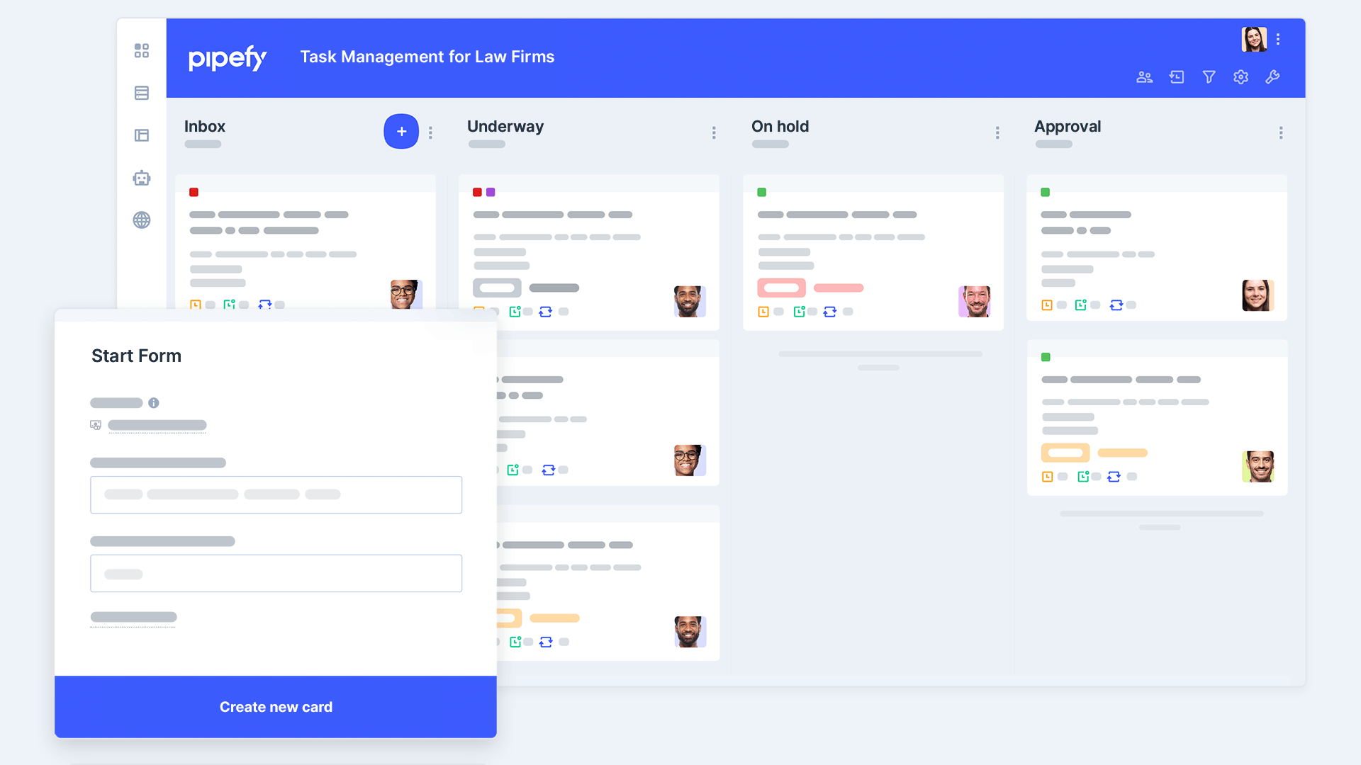 imagem da sessão Pipefy | Usado para processo de compras e integração
